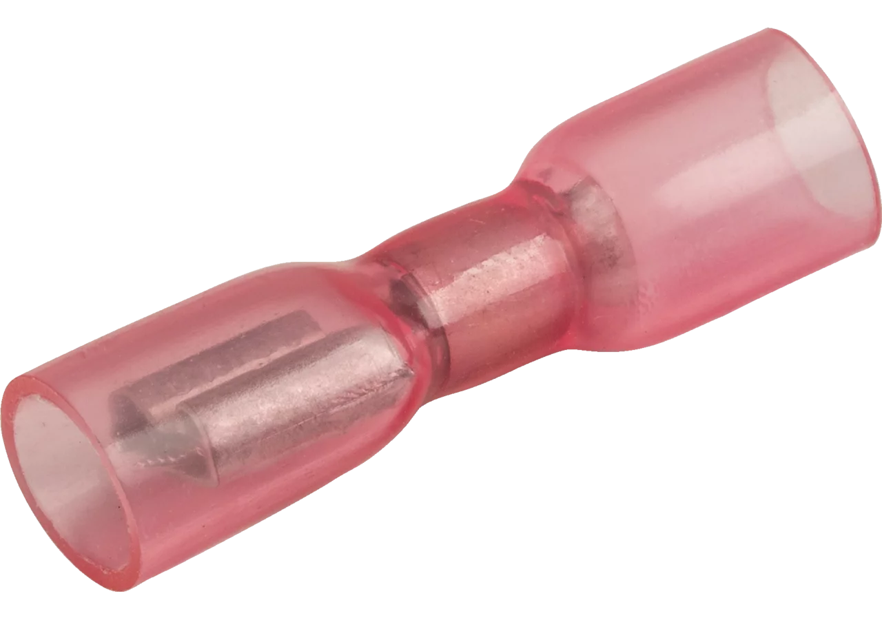 Flachsteckhülse 6,3 x 0,8 mm, vollisoliert, 25 Stück schrumpfbar Leitungsbereich: 22 - 16 AWG GartenShop24 - Hochwertige Gartengeräte