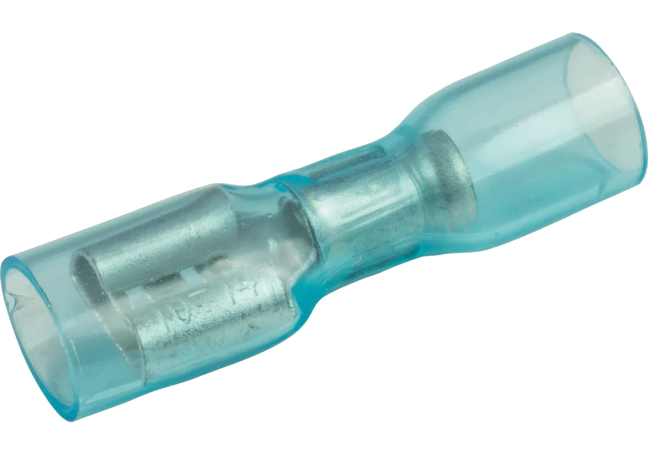 Flachsteckhülse 6,3 x 0,8 mm, vollisoliert, 25 Stück schrumpfbar Leitungsbereich: 16 - 14 AWG GartenShop24 - Hochwertige Gartengeräte