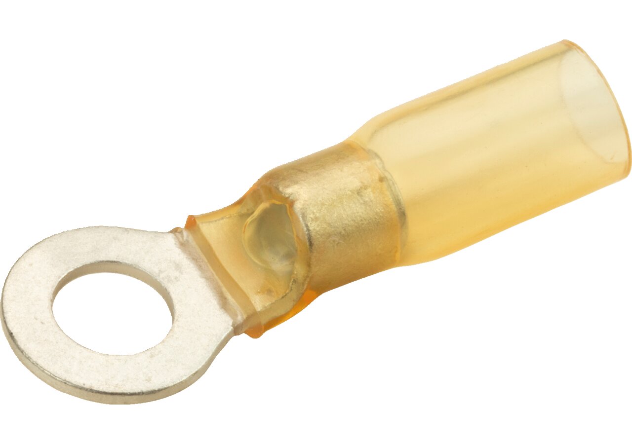 Ringzunge d= 6,5 mm, 25 Stück schrumpfbar Leitungsbereich: 12 - 10 AWG GartenShop24 - Hochwertige Gartengeräte