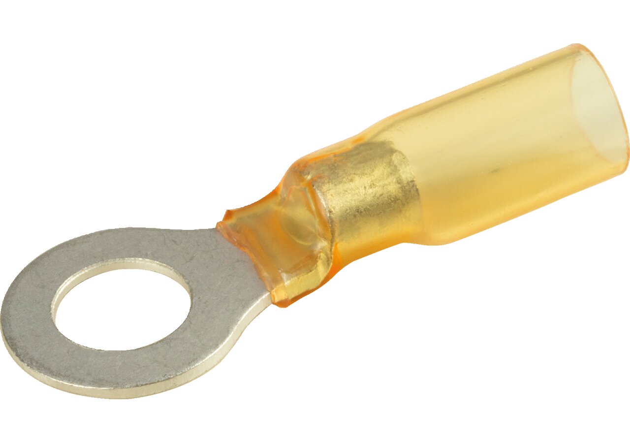 Ringzunge d= 8,5 mm, 25 Stück schrumpfbar Leitungsbereich: 12 - 10 AWG GartenShop24 - Hochwertige Gartengeräte