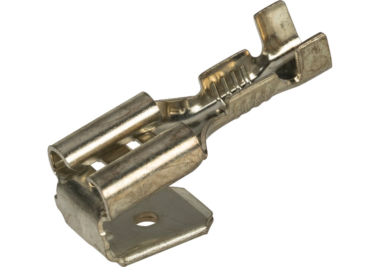 Flachsteckverteiler 6,3 x 0,8 mm, 45°, unisoliert, 100 Stück GartenShop24 - Hochwertige Gartengeräte