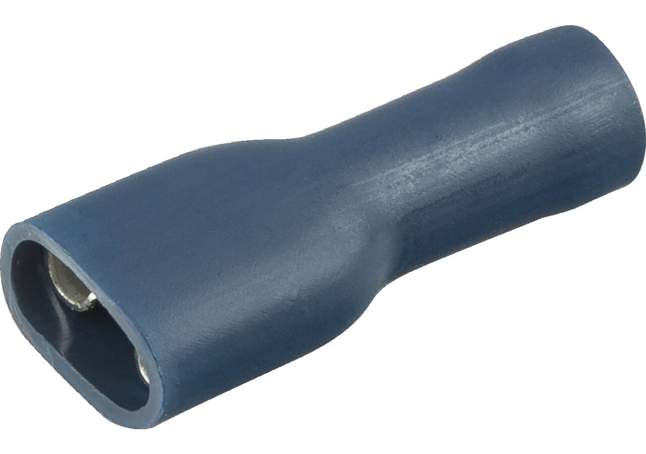 Flachsteckhülse 6,3 x 0,8 mm, vollisoliert, 100 Stück Easy Entry GartenShop24 - Hochwertige Gartengeräte