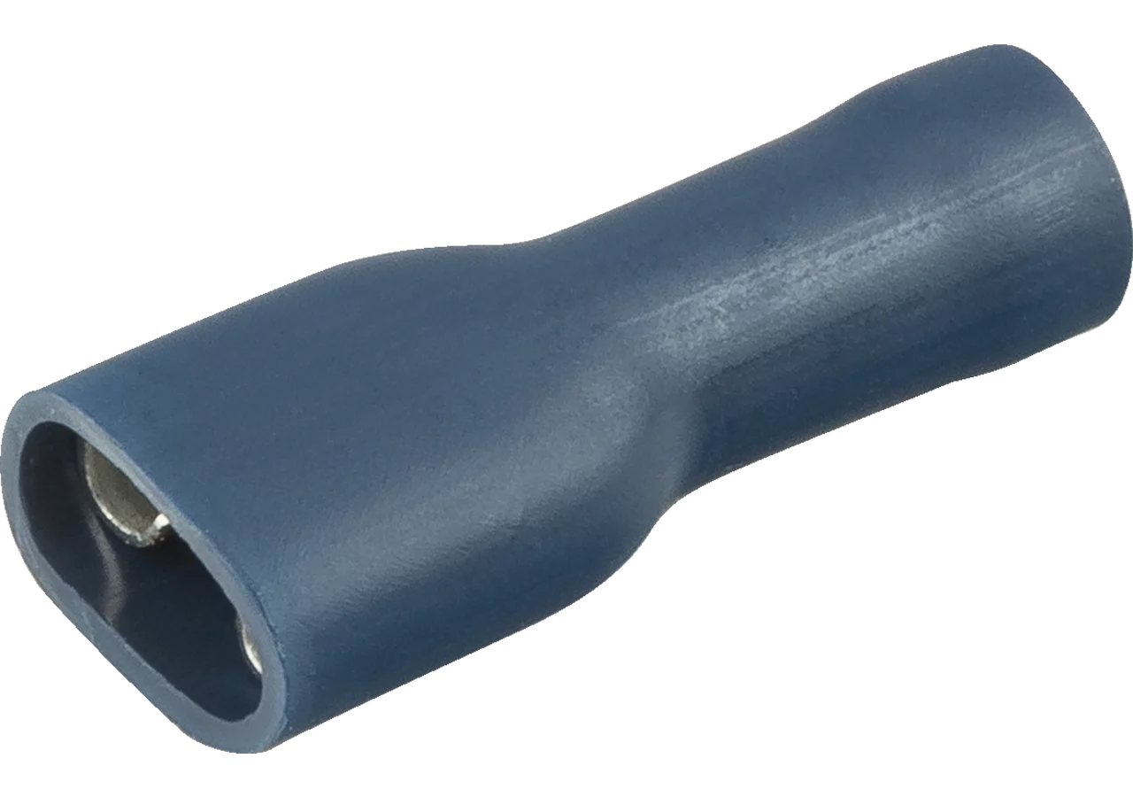 Flachsteckhülse 6,3 x 0,8 mm, vollisoliert, 100 Stück Easy Entry GartenShop24 - Hochwertige Gartengeräte