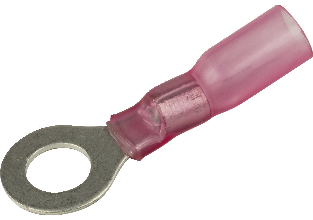 Ringzunge d= 6,5 mm, 25 Stück schrumpfbar Leitungsbereich: 22 - 18 AWG GartenShop24 - Hochwertige Gartengeräte