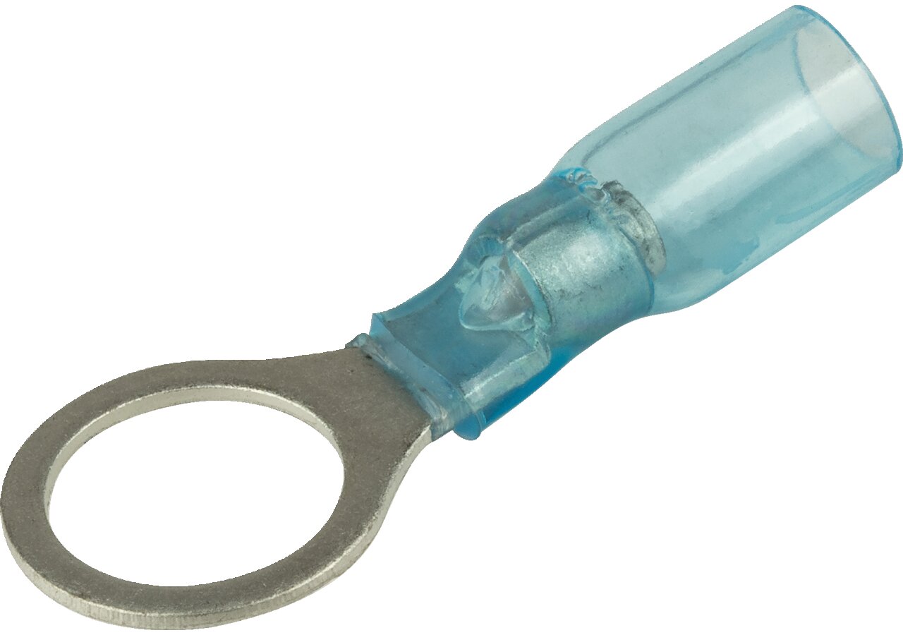 Ringzunge d= 10,5 mm, 25 Stück schrumpfbar Leitungsbereich: 16 - 14 AWG GartenShop24 - Hochwertige Gartengeräte