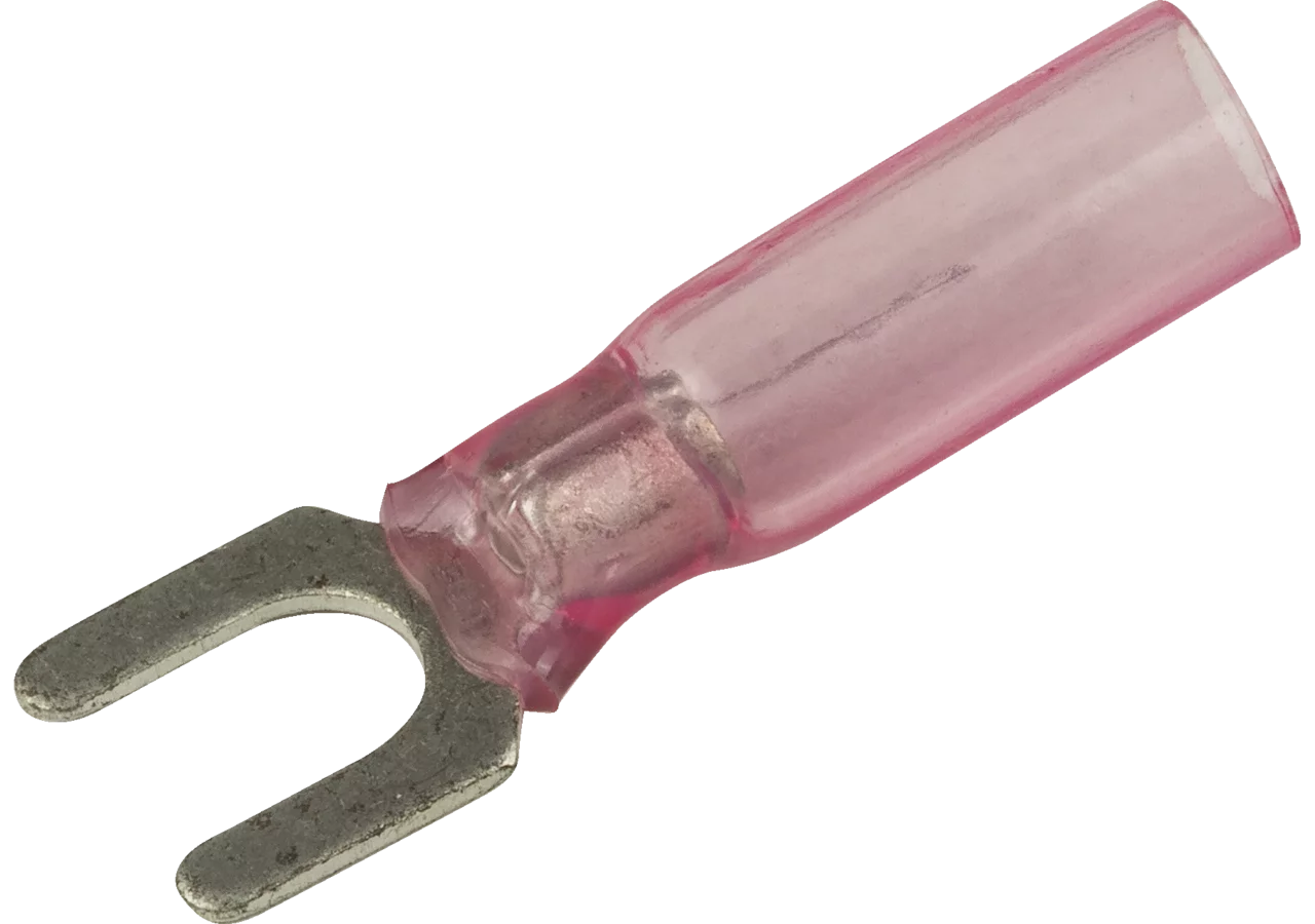 Gabelklemme d= 5,3 / 9,5 mm, 25 Stück schrumpfbar Leitungsbereich: 22 - 18 AWG GartenShop24 - Hochwertige Gartengeräte