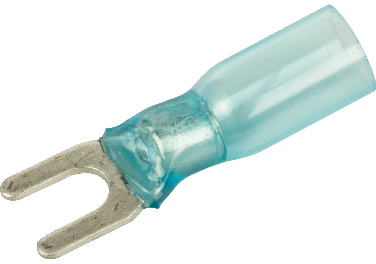 Gabelklemme d= 4,3 / 8,1 mm, 25 Stück schrumpfbar Leitungsbereich: 16 - 14 AWG GartenShop24 - Hochwertige Gartengeräte