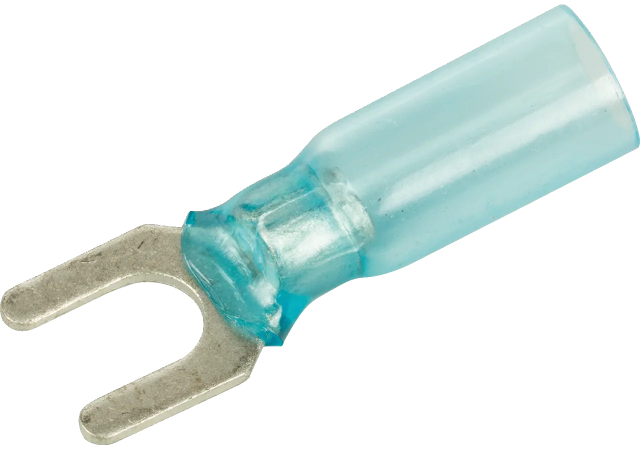 Gabelklemme d= 5,3 / 9,5 mm, 25 Stück schrumpfbar Leitungsbereich: 16 - 14 AWG GartenShop24 - Hochwertige Gartengeräte