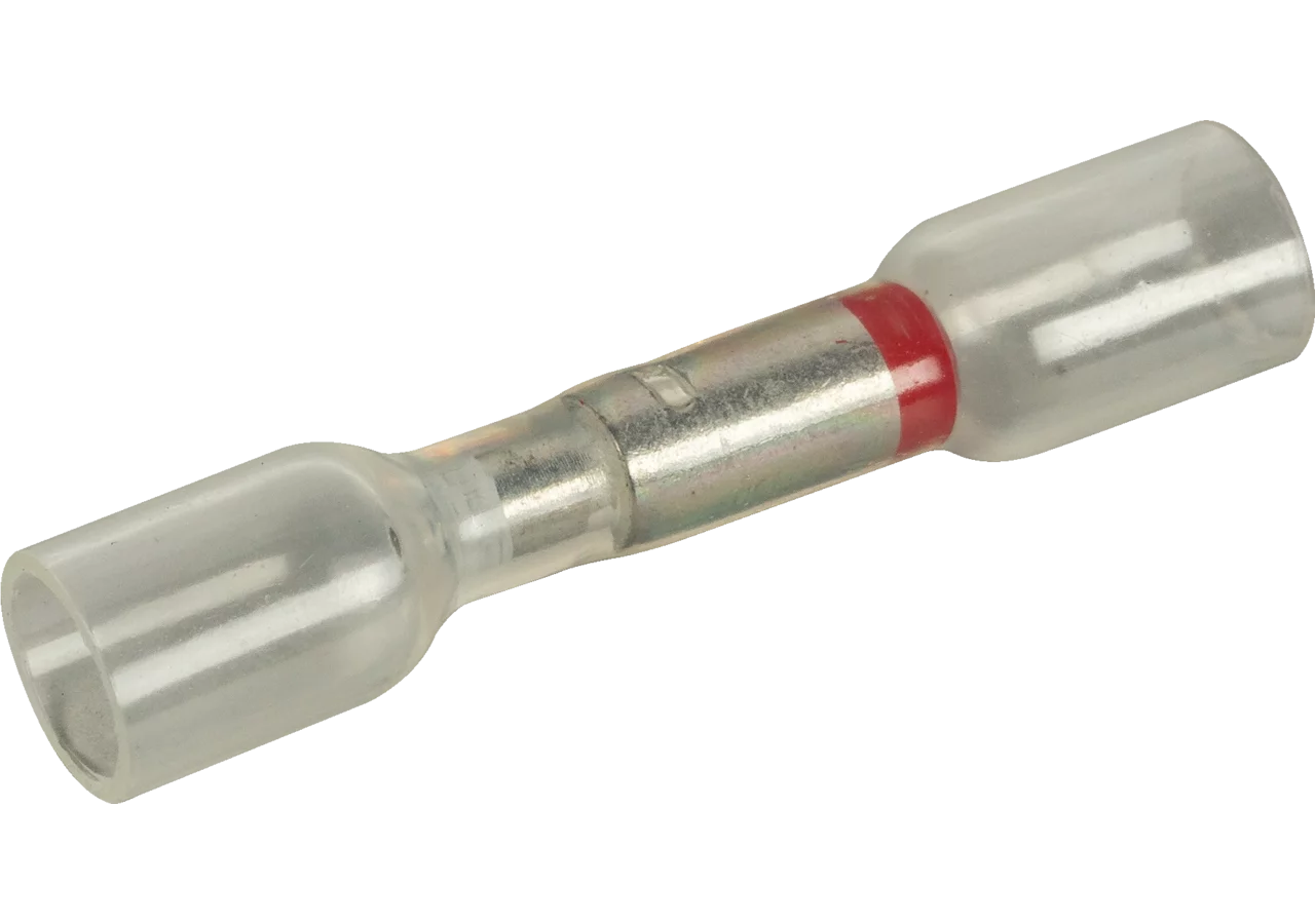 Stoßverbinder d= Weiß 1,37mm / Rot 1,7 mm, 10 Stück schrumpfbar GartenShop24 - Hochwertige Gartengeräte