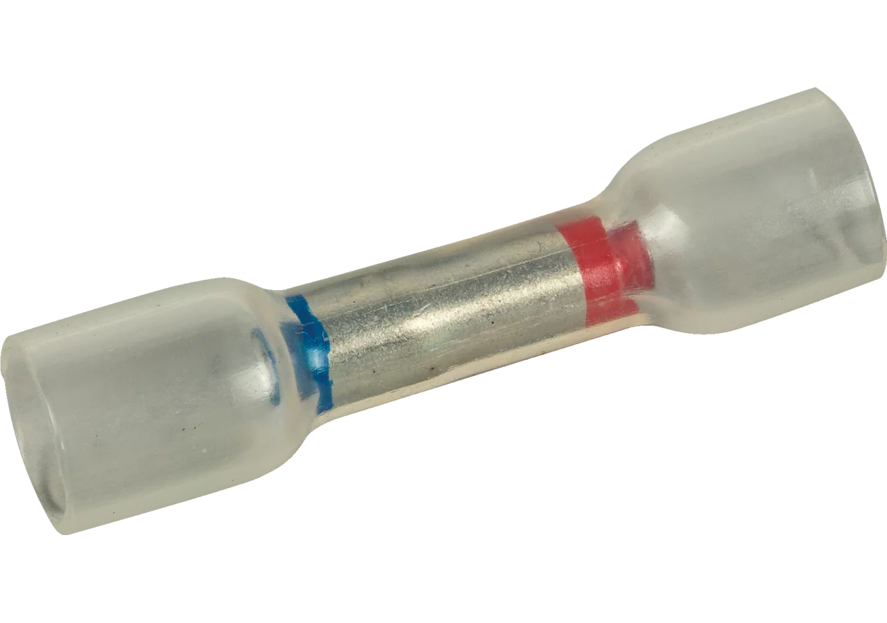 Stoßverbinder d= Rot 1,7 mm / Blau 2,3 mm, 10 Stück schrumpfbar GartenShop24 - Hochwertige Gartengeräte