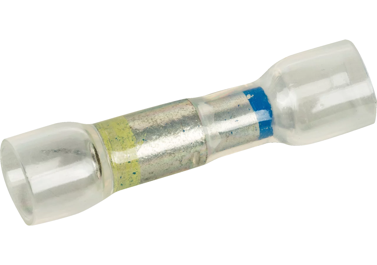 Stoßverbinder d= Blau 2,3 mm / Gelb 3,4 mm, 10 Stück schrumpfbar GartenShop24 - Hochwertige Gartengeräte