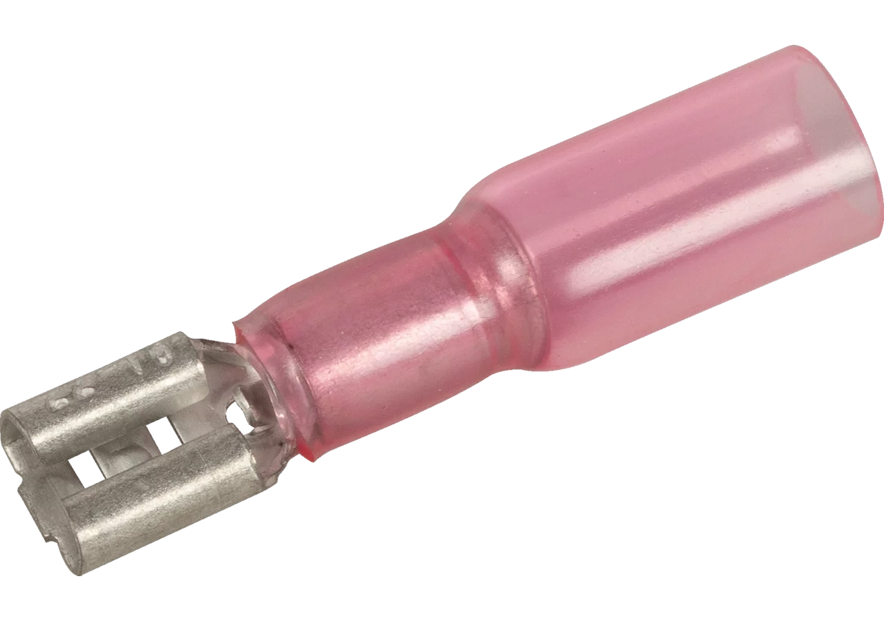 Flachsteckhülse 4,8 x 0,8 mm, 25 Stück schrumpfbar Leitungsbereich: 22 - 18 AWG GartenShop24 - Hochwertige Gartengeräte