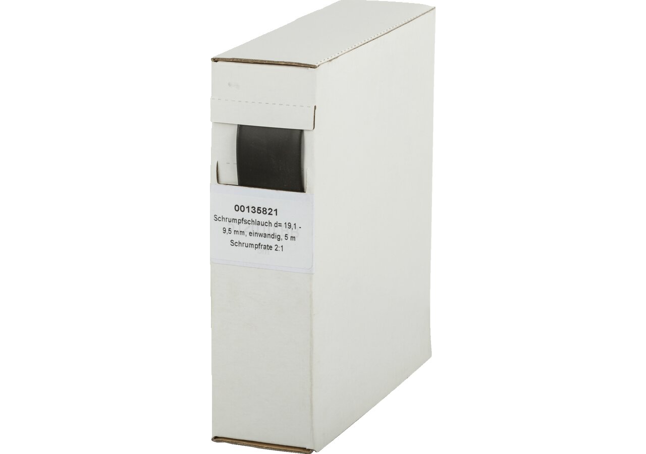 Schrumpfschlauch d= 19,1 - 9,5 mm, einwandig, 5 m Schrumpfrate 2:1 GartenShop24 - Hochwertige Gartengeräte