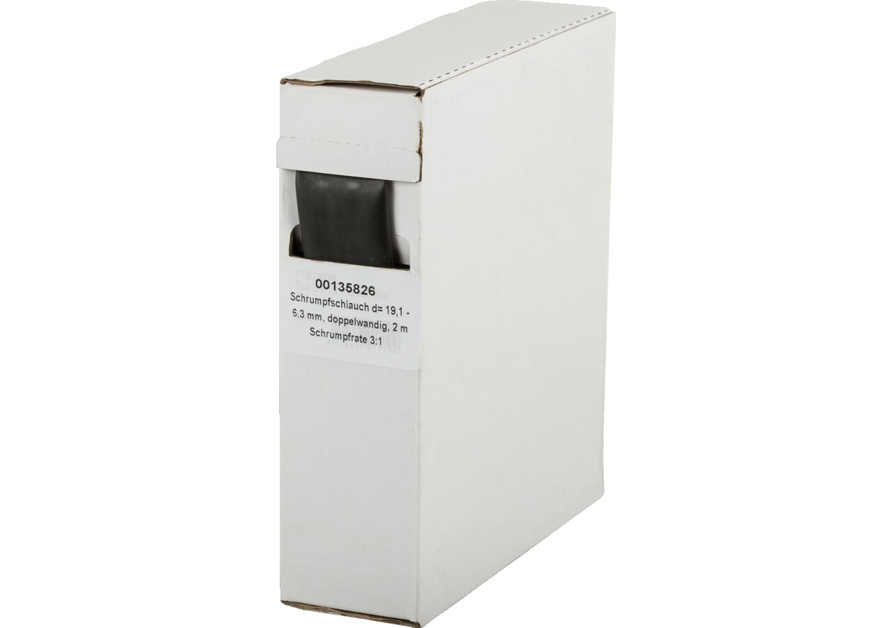 Schrumpfschlauch d= 19,1- 6,3 mm, doppelwandig, 2 m Schrumpfrate 3:1 GartenShop24 - Hochwertige Gartengeräte