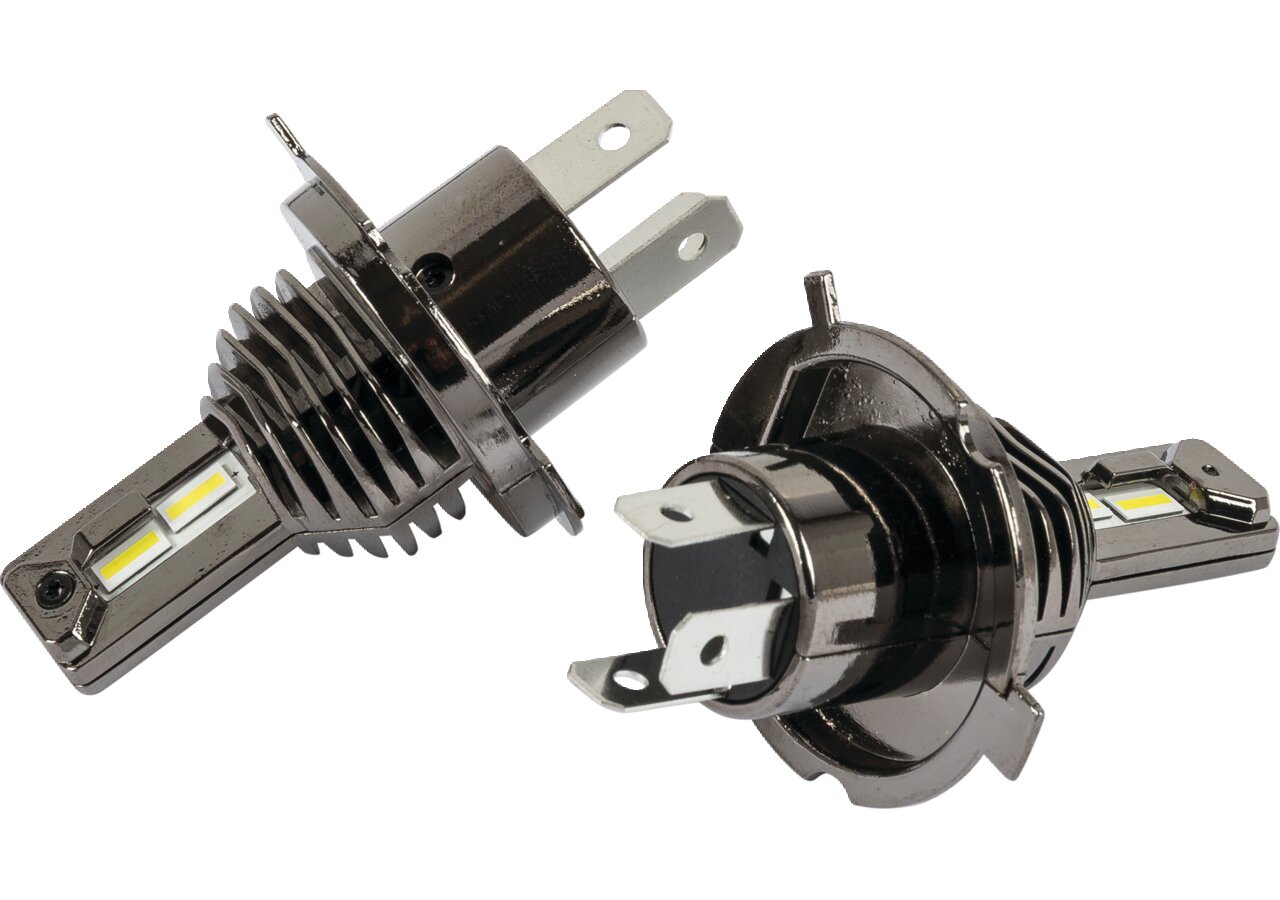 LED-H4 Lampe 12 V, 6500 K, 2300 / 1300 lm, 2 Stück PLUG & DRIVE GartenShop24 - Hochwertige Gartengeräte