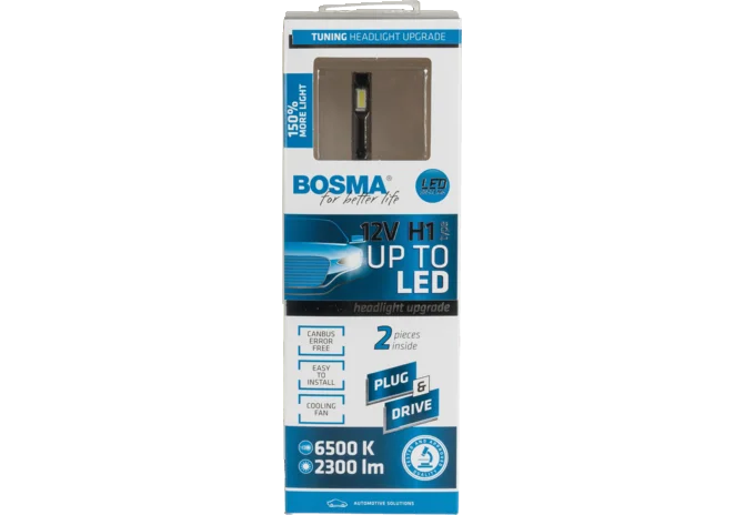 LED-H1 Lampe 12 V, 6500 K, 2300 lm, 2 Stück PLUG & DRIVE GartenShop24 - Hochwertige Gartengeräte