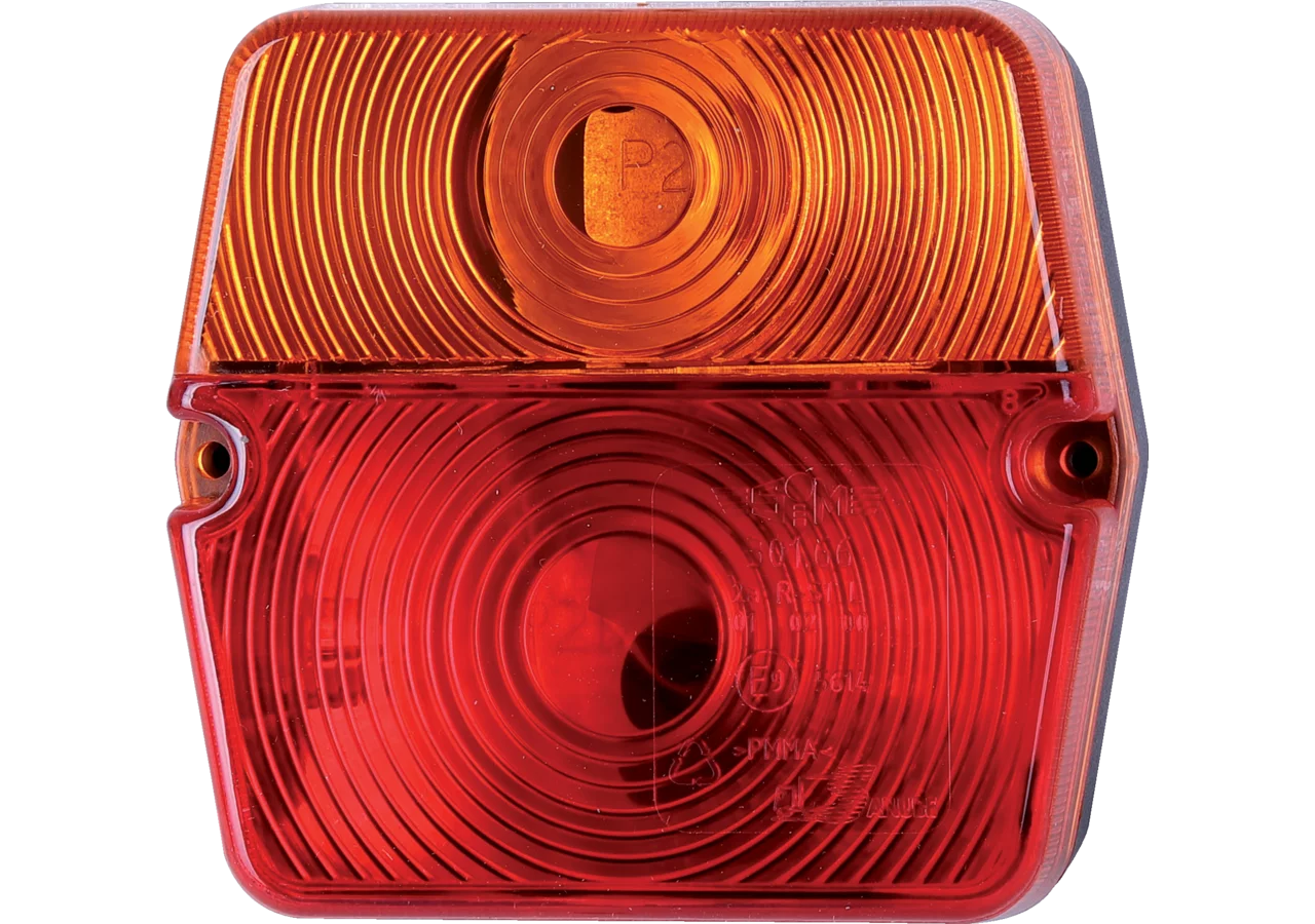 Rückleuchte Blink- Brems- Schluss- Kennzeichenleuchte, 100 x 94 mm ROM II Sanube