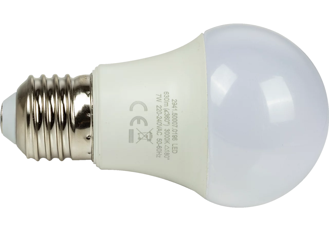 LED Lampe 7W, 630lm, 3000k E27 GartenShop24