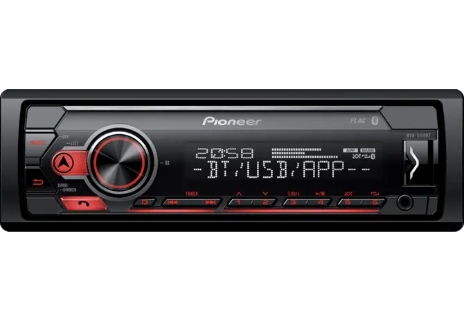 Radio Pioneer, geringe Einbautiefe MVH-S420BT Pioneer