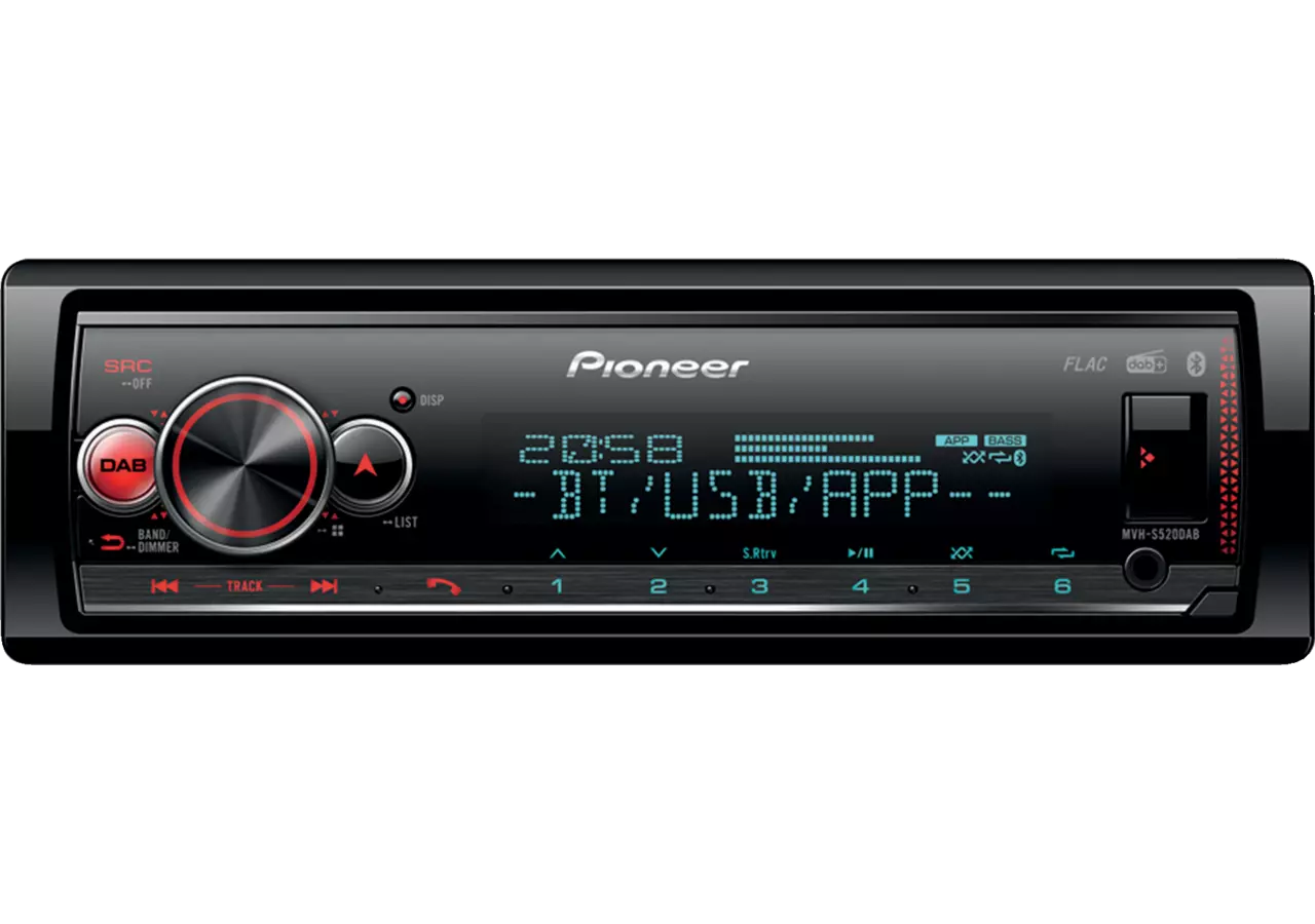 Radio Pioneer MVH - S520DAB+, BT Pioneer