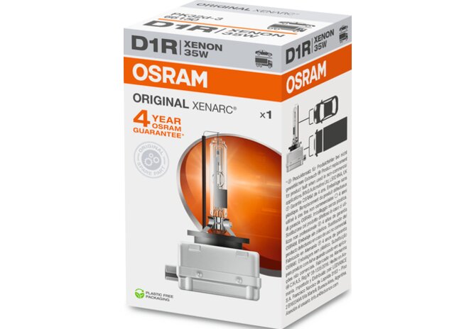 Xenonlampe D1R, 85 V, 35 W, PK32d-3 Osram