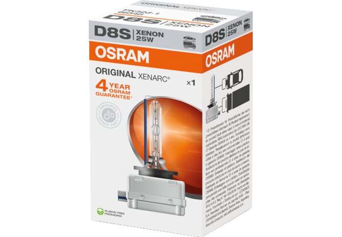 Xenonlampe D8S, 40 V, 25 W, PK32d-1 Osram