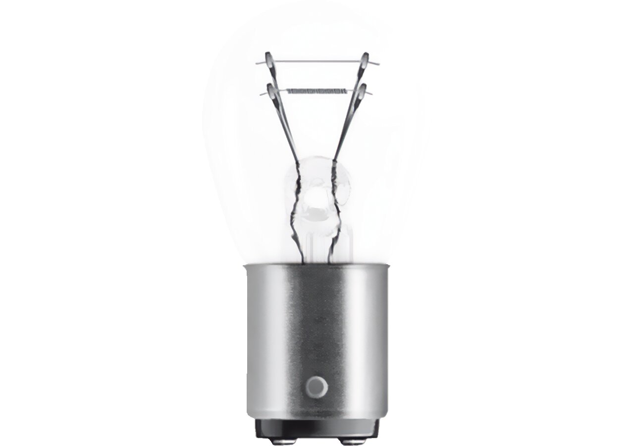 Kugellampe P21/4W, 12 V, 21/4 W, BAZ15d, 10 Stück Osram