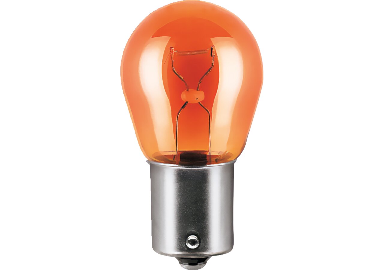 Kugellampe PY21W, 12 V, 21 W, BAU15s, 10 Stück Osram