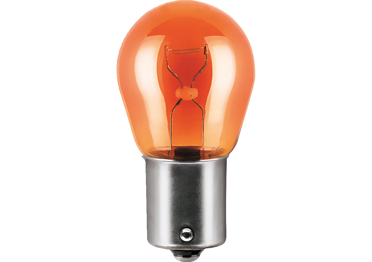 Kugellampe PY21W, 12 V, 21 W, BAU15s, 10 Stück Osram