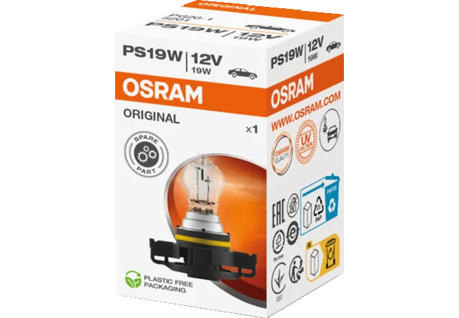 Kugellampe PS19W, 12 V, 19 W, PG20-1 Osram