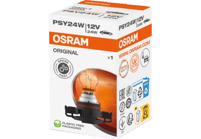 Kugellampe PSY24W , 12 V, 24 W,PG20-4 Osram