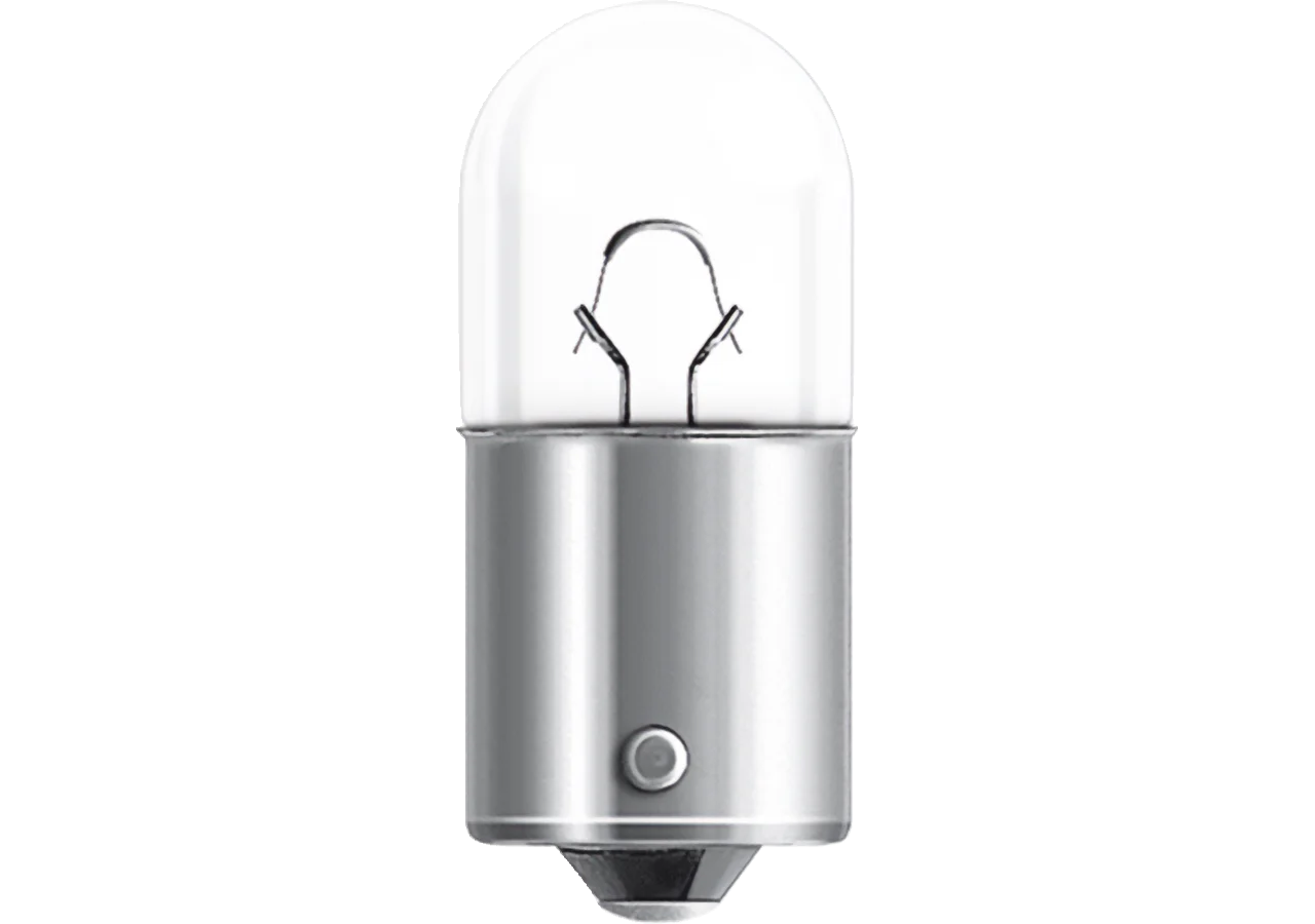 Kugellampe R10W, 12 V, 10 W, BA15s, 10 Stück Osram
