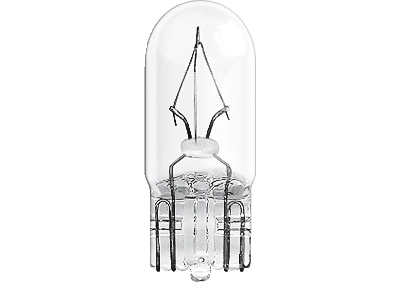 Glassockellampe W3W, 12 V, 3 W, W2.1x9.5d, 10 Stück Osram
