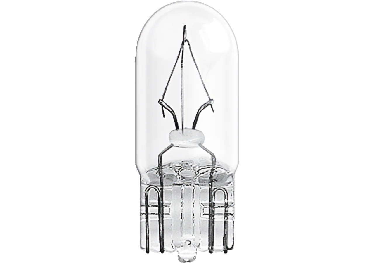 Glassockellampe W5W, 24 V, 5 W, W2.1x9.5d, 10 Stück Osram