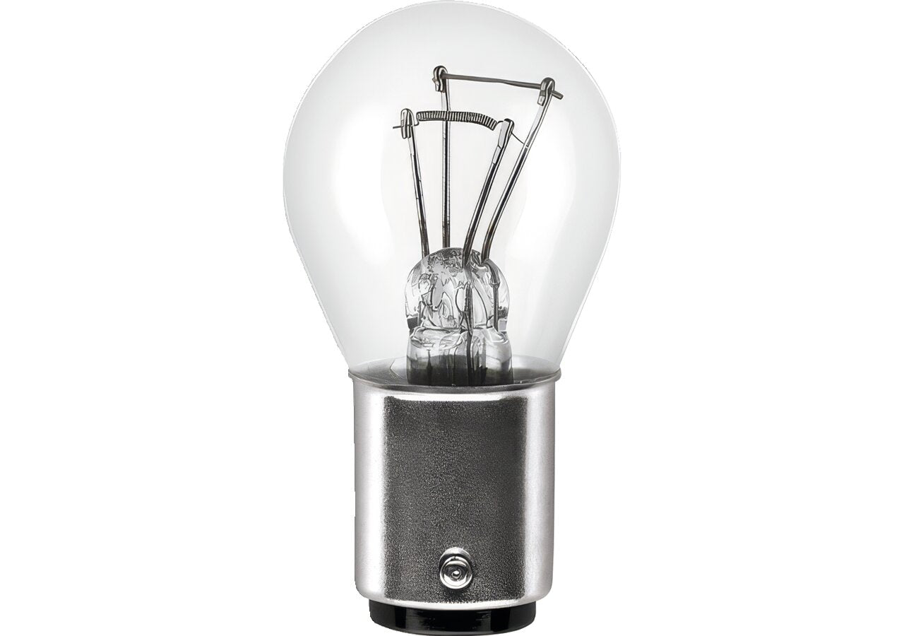 Kugellampe 12 V, 30/8W, BAY15d, 10 Stück Osram
