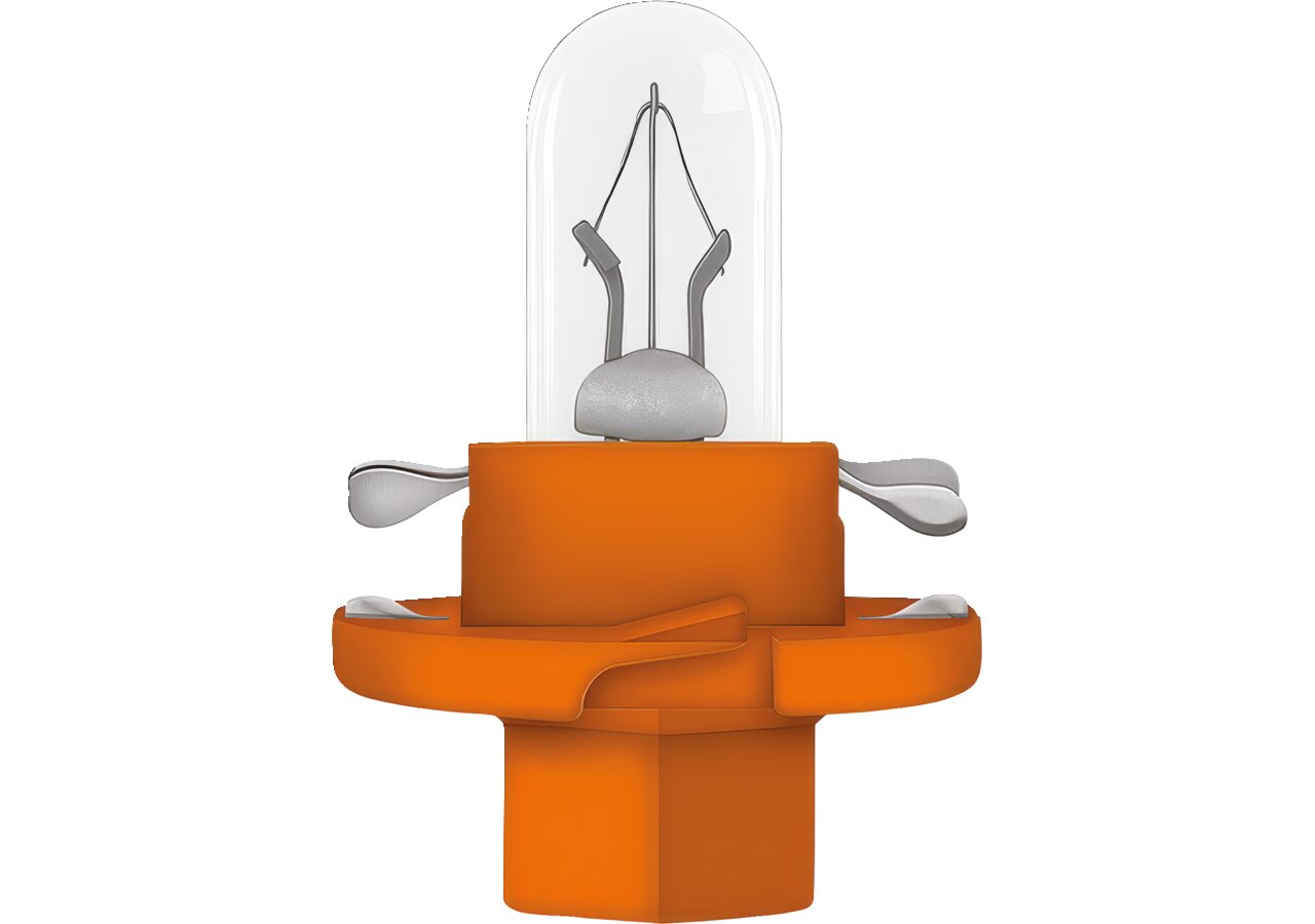 Anzeigelampe 12 V, 1,12W, BX8.4d, 10 Stück Osram
