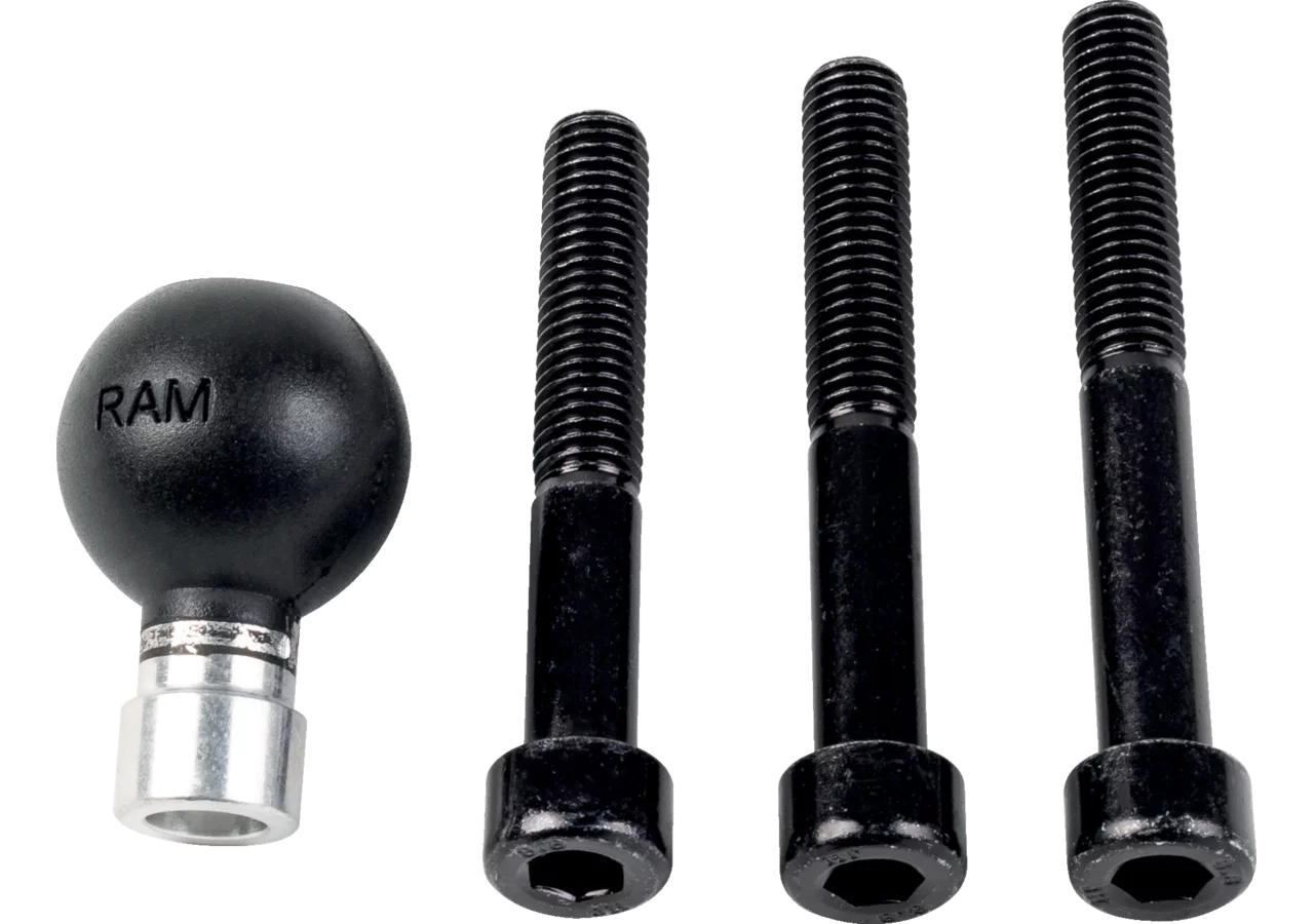 Motorrad Basisbefestigung Lenkerkopf B-Kugel M8 Schrauben RAM® Mounts
