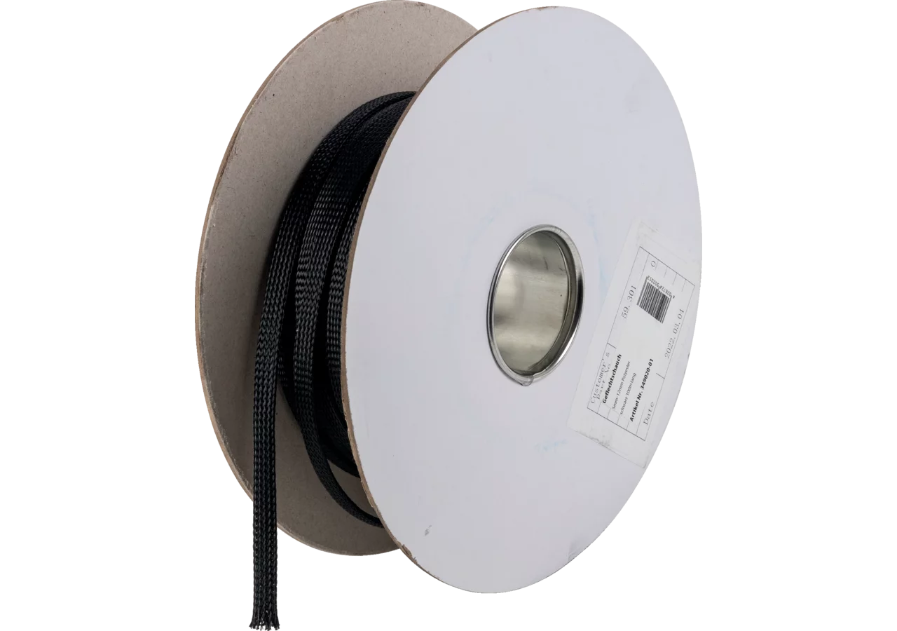 Geflechtschlauch Polyester, B= 5-12mm, L= 100m GartenShop24 - Hochwertige Gartengeräte