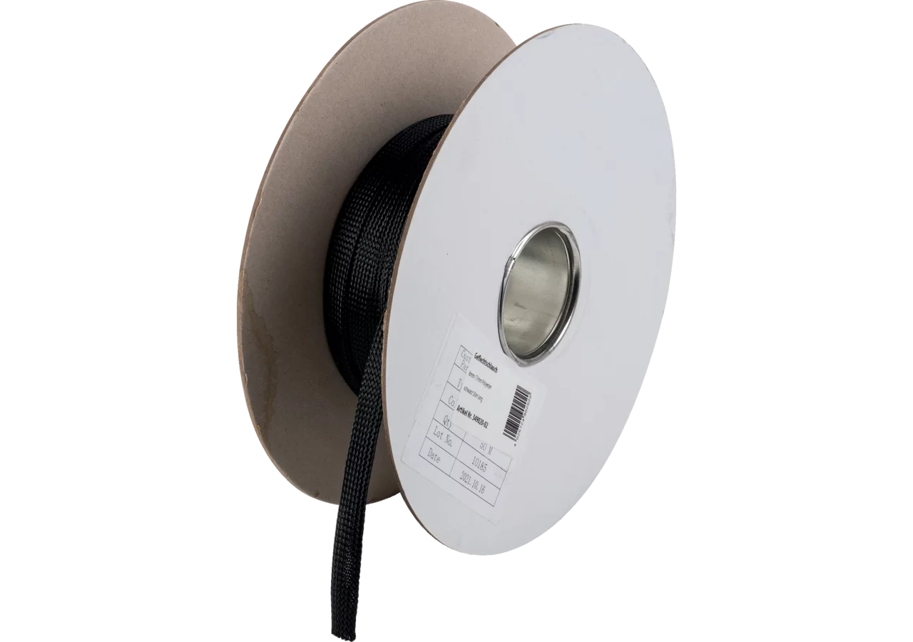 Geflechtschlauch Polyester, B= 8-17mm, L= 50m GartenShop24 - Hochwertige Gartengeräte