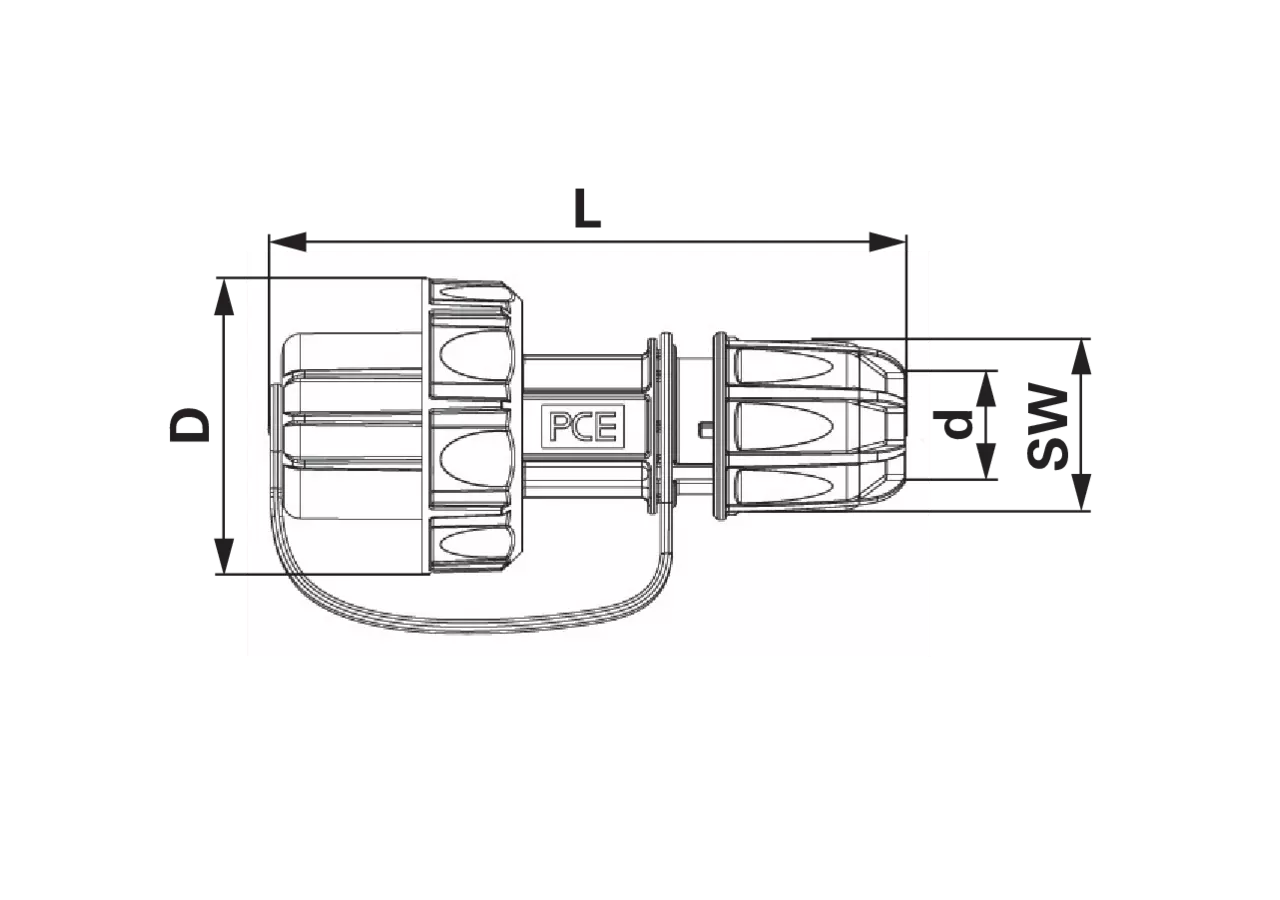 Stecker Nautilus blau, 16 A, 2-polig, 250 V PCE