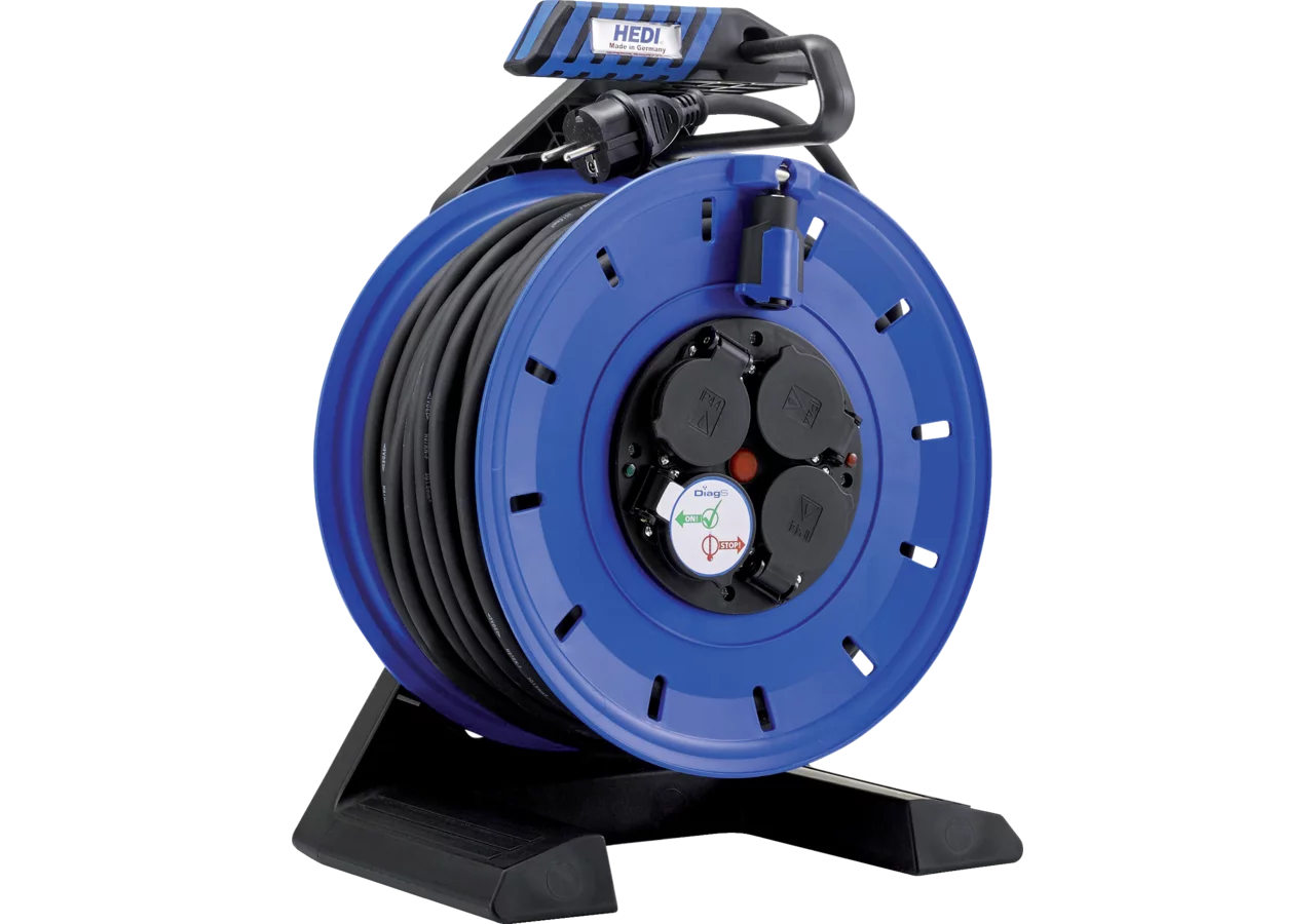 Kabeltrommel mit 40 m, 3 x 1,5 mm², 250 V Generation 7 Hedi