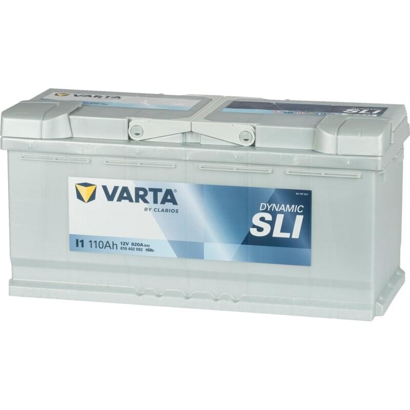 Varta Dynamic SLI Batterie 12 V 110 Ah 920 A – Blei-Säure-Batterie für Fahrzeuge