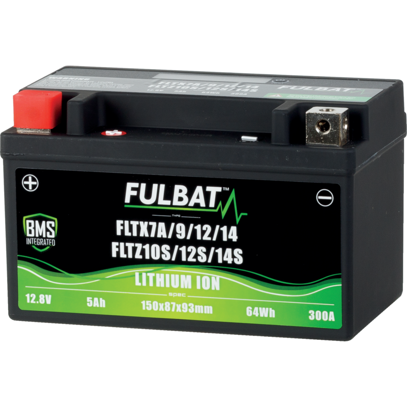 Fulbat Batterie 12V, 5A, 300A Fulbat LI-Ionen, FLTZ10S/12S/14S 560625 Fulbat