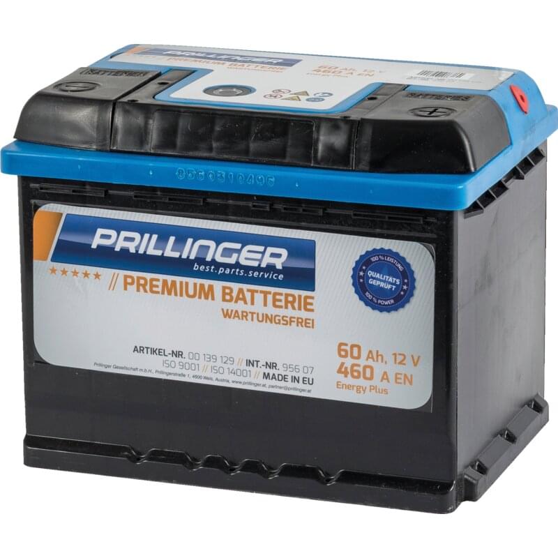 Prillinger Premium Versorgerbatterie 12 V, C5/50Ah, C20/60Ah, C100/70, 460A Premium Energy – Zuverlässige Batterien Prillinger Premium