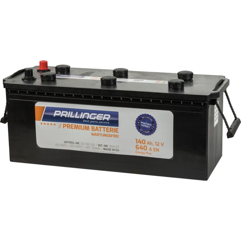 Prillinger Premium Versorgerbatterie 12 V, C5/115Ah, C20/140Ah, C100/150, 640A Premium Energy – Zuverlässige Batterien Prillinger Premium