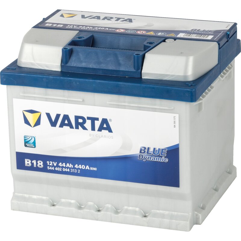 Varta Blue Dynamic Batterie 544402044 – 12 V, 44 Ah, 440 A Kälteprüfstrom