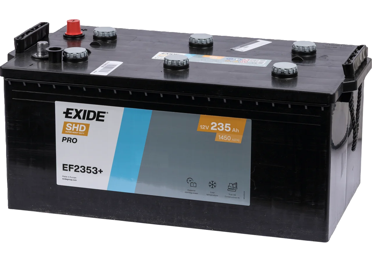 Exide Batterie EF2353+ 12 V 235 Ah 1450 A SHD Pro Exide