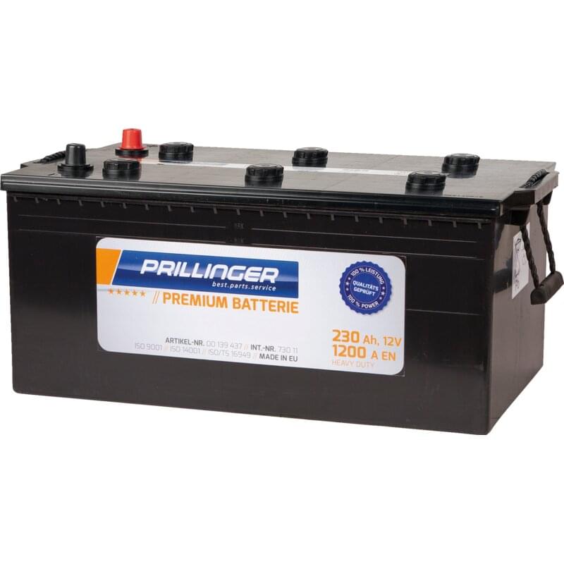 Batterie 12 V 230 Ah 73011 Prillinger Premium – Calcium-Calcium, 1200 A