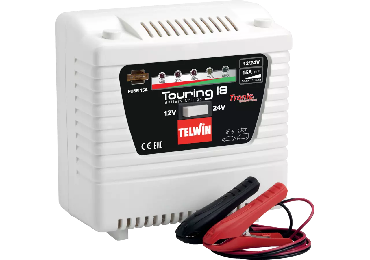 Ladegerät 12 / 24 V Telwin, Touring 18 Telwin