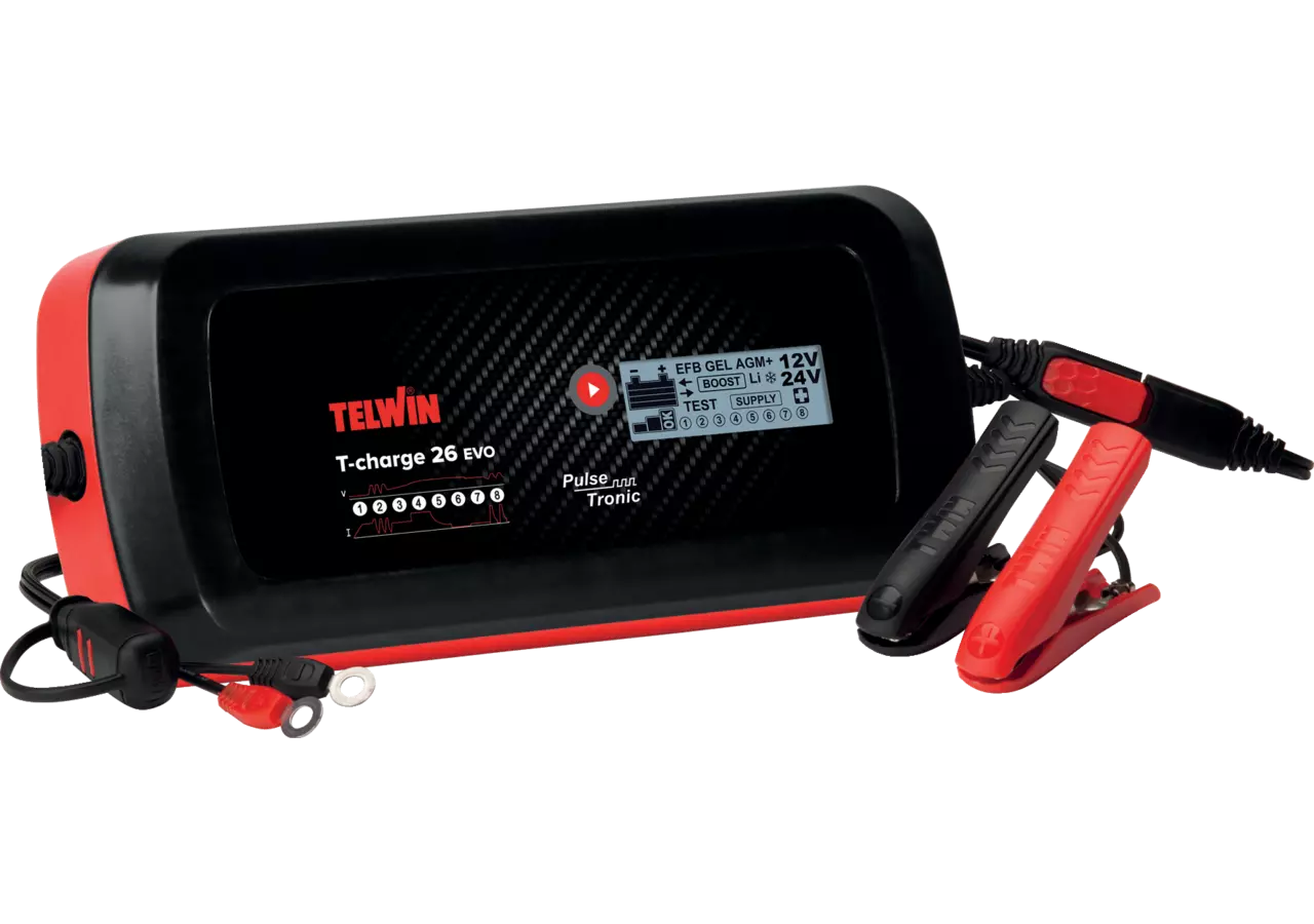 Ladegerät 12 / 24 V Tewin, T - Charger 26 EVO Telwin